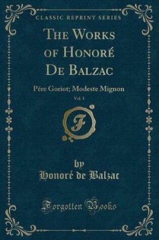 Cover of The Works of Honoré de Balzac, Vol. 1