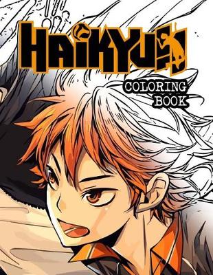 Cover of Haikyuu Coloring Book for Kids and Adults