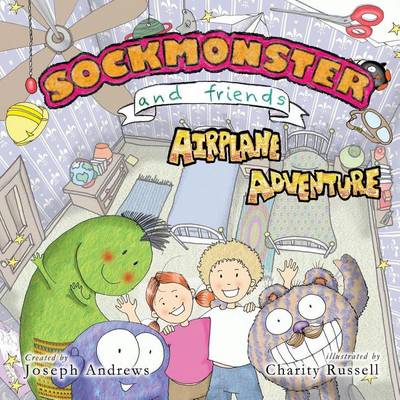 Book cover for Sockmonster and Friends Airplane Adventure