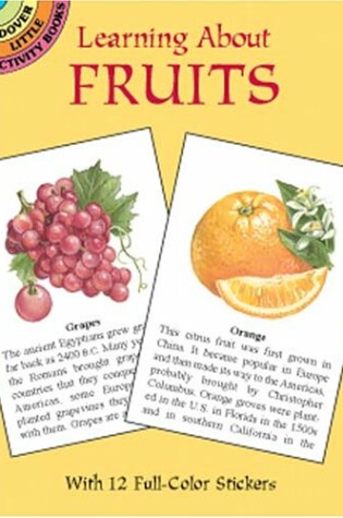 Cover of Learning about Fruits Stickers