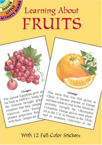 Book cover for Learning about Fruits Stickers