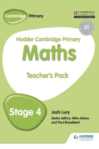 Cover of Hodder Cambridge Primary Maths Teacher's Pack 4