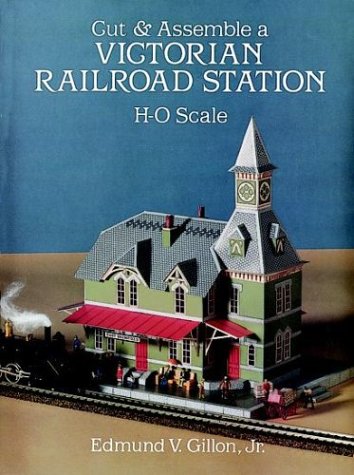 Book cover for Cut and Assemble a Victorian Railroad Station