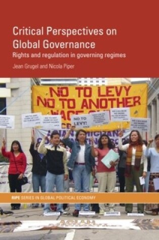 Cover of Critical Perspectives on Global Governance