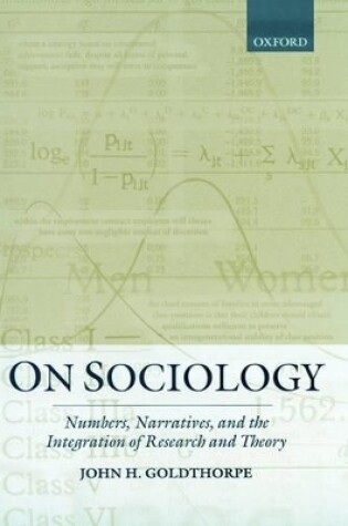 Cover of On Sociology