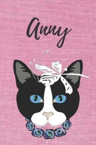 Cover of personalisiertes Notizbuch Katze / Journal / Malbuch / Tagebuch / Kritzelbuch / DIN A5 / Geschenk Anny