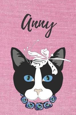 Book cover for personalisiertes Notizbuch Katze / Journal / Malbuch / Tagebuch / Kritzelbuch / DIN A5 / Geschenk Anny