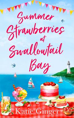 Book cover for Summer Strawberries at Swallowtail Bay