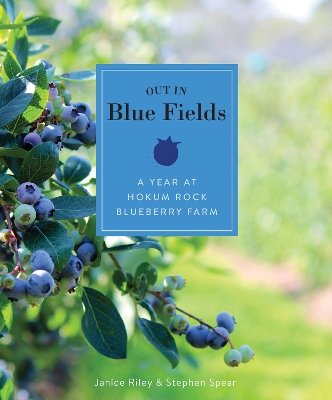 Book cover for Out in the Blue Fields: A Year at Hokum Rock Bluberry Farm