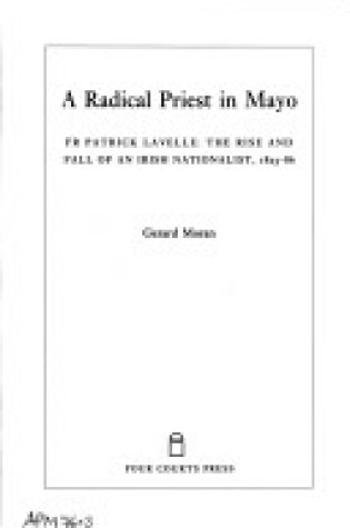 Cover of A Radical Priest in Ireland
