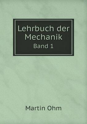 Book cover for Lehrbuch der Mechanik Band 1