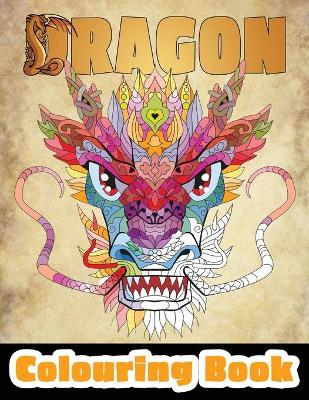 Book cover for Dragon Colouring Book