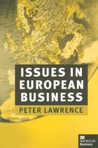 Cover of Issues in European Business