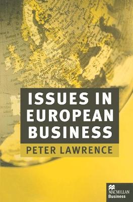 Book cover for Issues in European Business