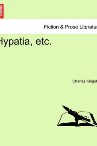 Cover of Hypatia, Etc.