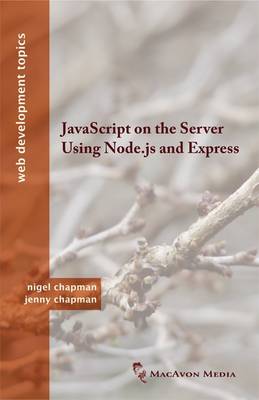 Book cover for Javascript on the Server Using Node.JS and Express