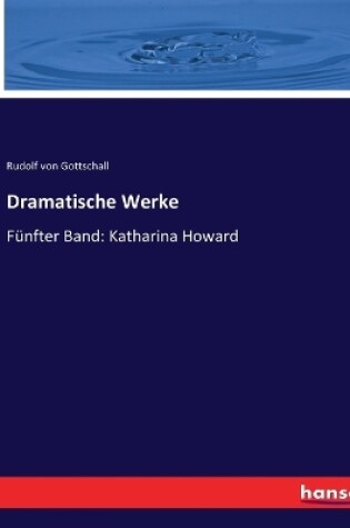 Cover of Dramatische Werke