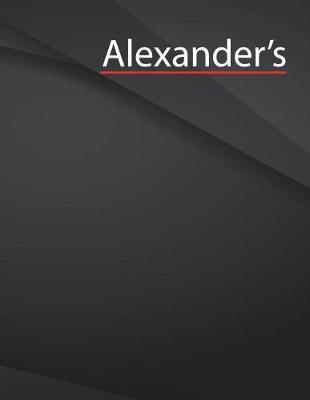 Book cover for Alexander's.