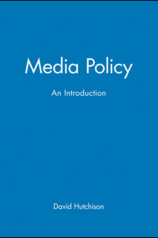 Cover of Media Policy