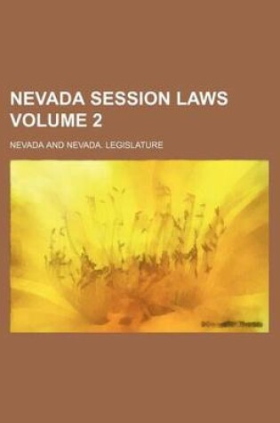 Cover of Nevada Session Laws Volume 2