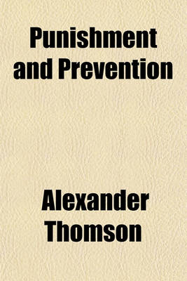 Book cover for Punishment and Prevention