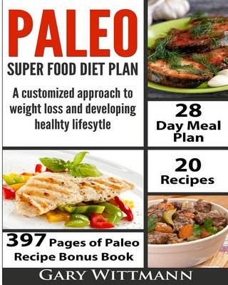 Book cover for Paleo Super Food Diet Plan, Bonus Book