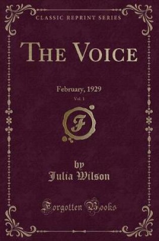 Cover of The Voice, Vol. 1