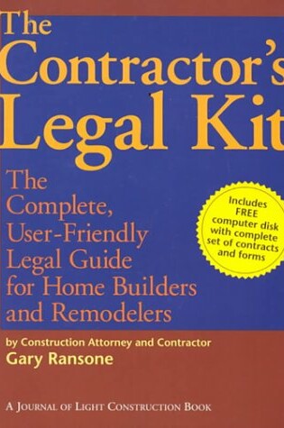 Cover of The Contractor's Legal Kit