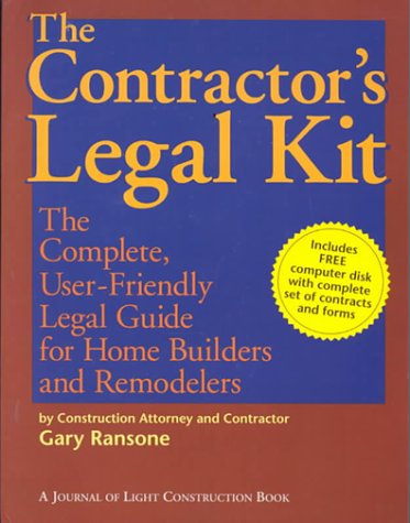 Cover of The Contractor's Legal Kit