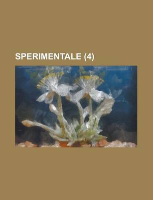 Book cover for Sperimentale (4)