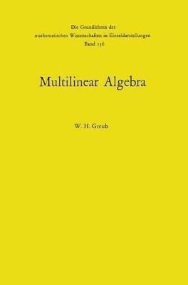 Cover of Multilinear Algebra.