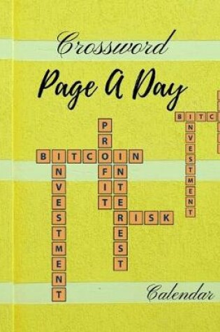 Cover of Crossword Page A Day Calendar