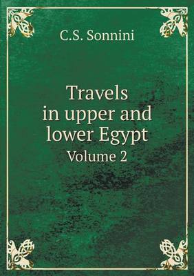 Book cover for Travels in upper and lower Egypt Volume 2