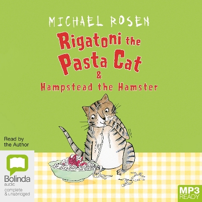 Book cover for Rigatoni the Pasta Cat & Hampstead the Hamster