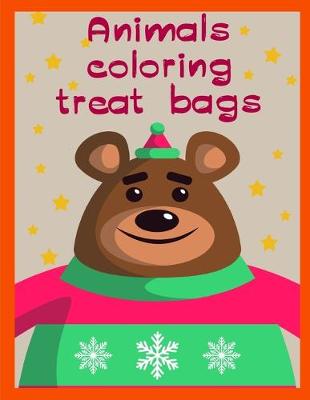 Book cover for Animals Coloring Treat Bags
