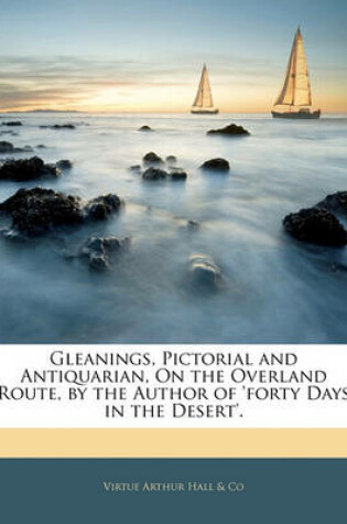 Cover of Gleanings, Pictorial and Antiquarian, on the Overland Route, by the Author of 'Forty Days in the Desert'.