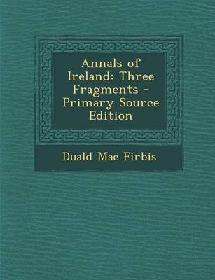 Book cover for Annals of Ireland