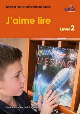 Book cover for J'aime lire (I like reading)