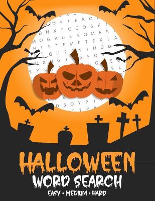 Book cover for Halloween Word Search