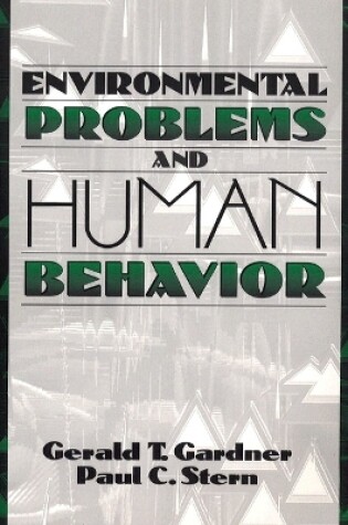 Cover of Environmental Problems and Human Behavior