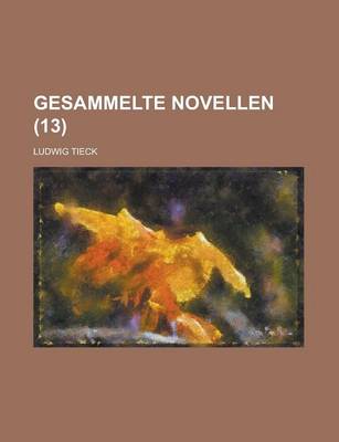 Book cover for Gesammelte Novellen (13)