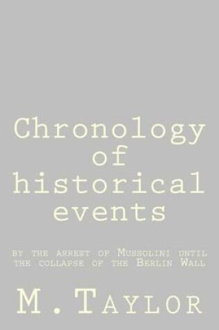 Cover of Chronology of historical events