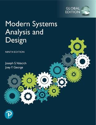 Book cover for Modern Systems Analysis and Design, Global Edition