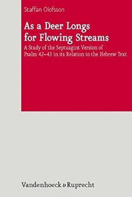 Book cover for As A Deer Longs For Flowing Streams