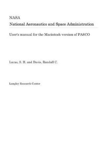 Cover of User's Manual for the Macintosh Version of Pasco