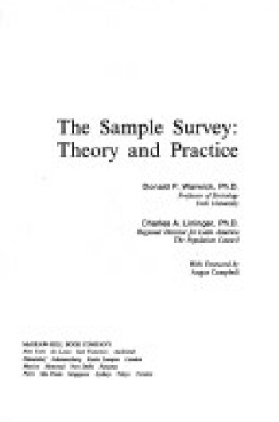 Cover of Sample Survey