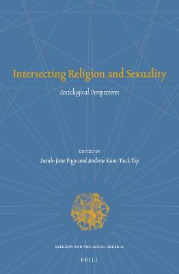 Cover of Intersecting Religion and Sexuality