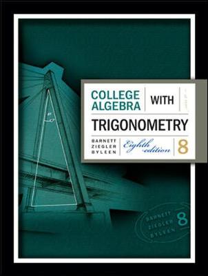 Book cover for College Algebra with Trigonometry