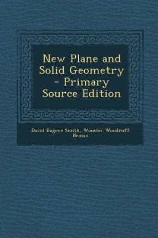 Cover of New Plane and Solid Geometry