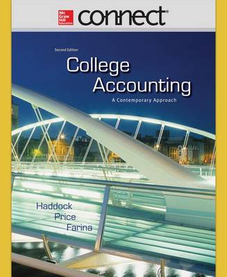 Book cover for Connect 1-Semester Access Card for College Accounting (a Contemporary Approach)